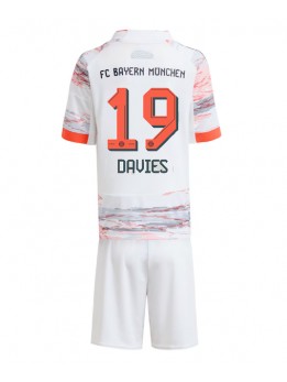 Detské Futbalové oblečenie Bayern Munich Alphonso Davies #19 2025-26 Krátky Rukáv - Preč (+ trenírky)